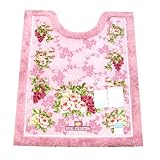 トイレマット　ロイヤルコレクションシリーズ［ロング］　ピンク