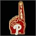 Philadelphia Phillies Hats : Philadelphia Phillies #1 Fan Pin