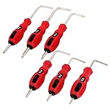 uxcell レンチセット　クロムバナジウム鋼　シルバートーン　レッド　375g　ダブルエンド