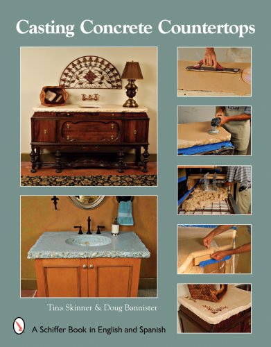 Casting Concrete Countertops: A Sshiffer Book in English and Spanish (English and Spanish Edition)