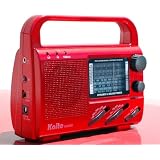 Kaito KA009 4-Way Powered Emergency Radio, Color Red by Kaito
