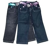 Toddler Girls' Denim Jeans with Belt