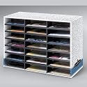 Fellowes 04210 Twenty-One Compartment Literature Sorter