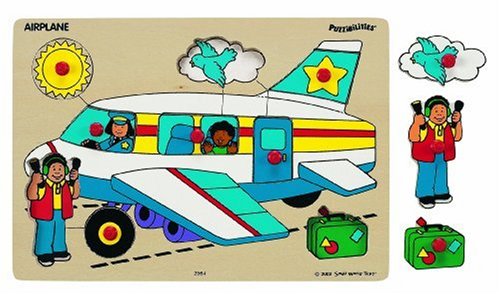 Small World Toys Puzzibilities Piece By Piece Learning L2 Airplane