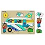 Small World Toys Puzzibilities Piece By Piece Learning L2 Airplane