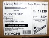 51N%2BFUA ENL. SL160  Hitachi 17130 2 1/2x.162 Heat Treated   Strap Nail