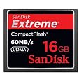 Sandisk Compact Flash Speicherkarte Extreme 16GB 60MB Edition [Amazon Frustfreie Verpackung]