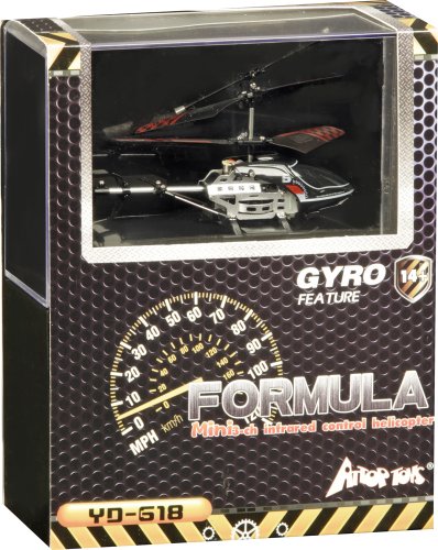 Imagen 4 de Fun2Get YD-618 - Minihelicóptero por control remoto en color negro [Importado de Alemania]