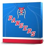 NHL New York Rangers Dark Jersey Canvas Print (12 x 12)