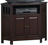 Mission style Corner Tv Stand, CORNER, CHESTNUT
