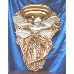xx Wundersch�nee Engel Wandkonsole xx Konsole xx Angel Skulptur xx Elfe Figur xx Engelfigur xx Amor xx Putte xx net26