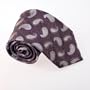 Multicoloured Paisley Woven Silk Neckie Gift Box Set dark magenta boyfriend presents T8246