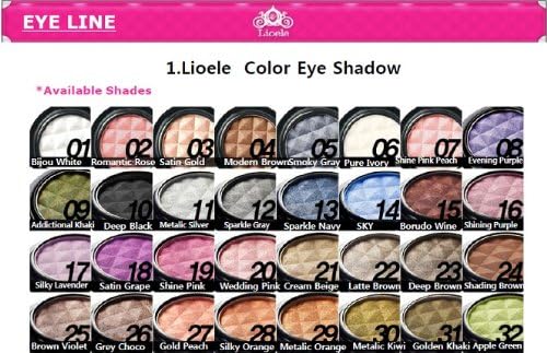 Lioele Color Eyeshadow #07 shine peach pink