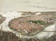 Boston - Bird's-Eye View from the North, ca. 1877 by John Bachmann - Panoramic Photographic Print from the Library of Congress Collection