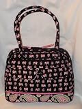 Vera Bradley Bowler Bag Tote in Pink Elephants