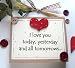 Love You Gift Wooden Keepsake Plaque