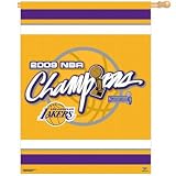 LOS ANGELES LAKERS 2009 NBA FINALS CHAMPIONS BANNER FLAG