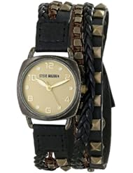 Steve Madden Womens SMW00074-01 Analog Display Quartz Brown Watch