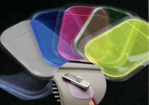 Feidamig 6pcs Universal Magic Sticky Anti-Slip Mat White+pink+blue+green+purple+black Feidamig 6pcs Universal Magic Sticky Anti-Slip Mat White+pink+blue+green+purple+black