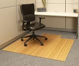 Anji Mountain Bamboo Rug Co.® Bamboo Roll - Up Office Chair Mat