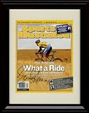 Framed Lance Armstrong Sports Illustrated Autograph Print - 8/1/2005