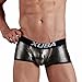 Xuba Mens Low Rise Sexy Underwear Trunk Boxer Brief Snake Black 1052