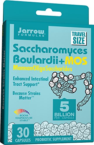 Jarrow Formulas Saccharomyces Boulardii and MOS, Enhanced Intestinal Tract Support, 5 Billion Cells Per Capsule, 30 Vegetarian Capsules Jarrow Formulas Saccharomyces Boulardii and MOS, Enhanced Intestinal Tract Support, 5 Billion Cells Per Capsule, 30 Vegetarian Capsules