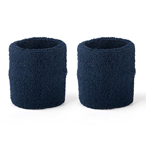 GOGO Athletic Wrist Sweatband, Terry Cloth Wristbands, Pair (Nice Colors)