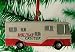 RV Holiday Cruiser Travel Trailer Christmas Ornament
