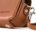 Megagear Canon Powershot G9 X Mark Iı, G9 X Leather Camera Case With Strap - Brown - MG655