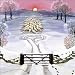 Charity Christmas Cards - Winter flock - 8 Christmas cards. 47p goes to WaterAid
