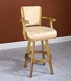 Bar Stool - Swivel Oak Bar Stool - Hillsdale Furniture - 62639A
