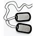 Unisex-Erkennungsmarken personalisiert 2er Set Kugelkette Schalld�mpfer DOGTAG1