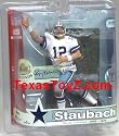 ROGER STAUBACH Dallas Cowboys Quarterback #12 Football Figure McFarlane NFL Legends 3