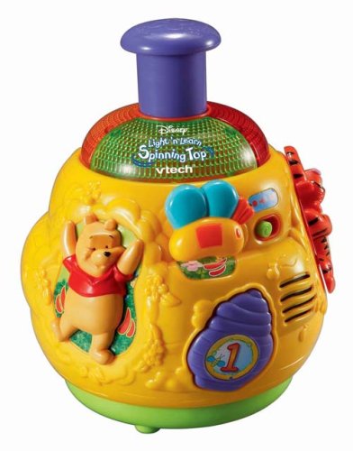 Childrens Toyshop  Toys : Vtech Winnie The Pooh Light n' Learn Spinning Top