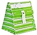 Lunchskins Reusable Lunch Tote, Green Stripe