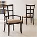 American Modern Wood Back Arm Chair