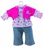 Corolle - Accessoire Poupon - Les Classiques - Habillages Bébés 42 Cm - Jean & Blouse Mode
