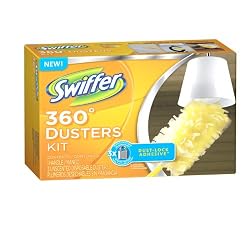 Swiffer 360 Disposable Cleaning Dusters Unscented Starter Kit (Pack of 3) (Packaging May Vary)