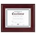 DAX Executive Document/Photo Frame, Desk/Wall Mount, Wood, 8.5 x 11 Inches, Mahogany (N15787NT)