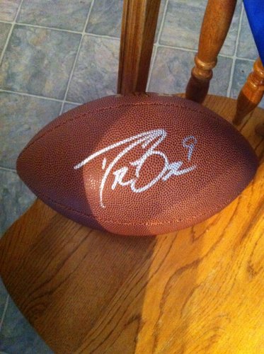 DREW BREES SIGNED AUTOGRAPHED FOOTBALL NEW ORLEANS SAINTS + COA