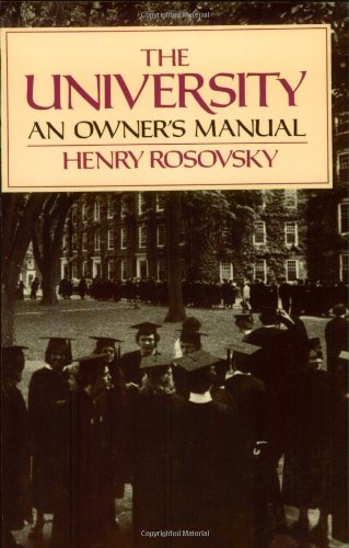 The University: An Owner's Manual