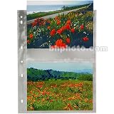 PANA-VUE ARCHIVAL PRINT PAGES PKG. OF 25 FOR 5X7 PRINTS - EACH PAGE HOLDS 4