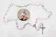 Jasmine Petal Rosary with Carmen Rosary Case- 18'' Chain - IMPORTED FROM SPAIN