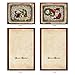 The Best Card Company Variety Pack of 10 Retro Christmas Greeting Cards with Envelopes, Humor Holiday Assortment for Men and Women (10 Designs, 1 Each) - Lacy Holidays M1760XS