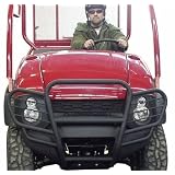 Bison Kawasaki 2005-11 Mule 600 610 Trail Front Bumper. Wrinkle Black Steel.... by Bison