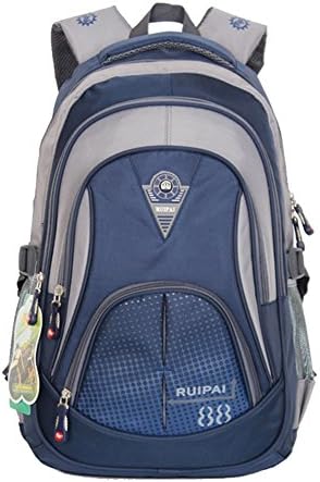 Heavy Duty Durable Kids School Book Bag Backpack for Boys Blue