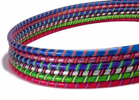 Weighted Hula Hoop for Exercise and Fitness - 1.5 and 2.0 lbs - MADE IN USA - Ship 1 or 100 One Low Price