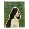 English Springer Spaniel (black and white) framed print - John Golden 12x15