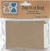 Dmd Tag In A Bag 2-1/2 Inch by 4 Inch 12/Package, White Gloss Gift Tags/Kraft Bags